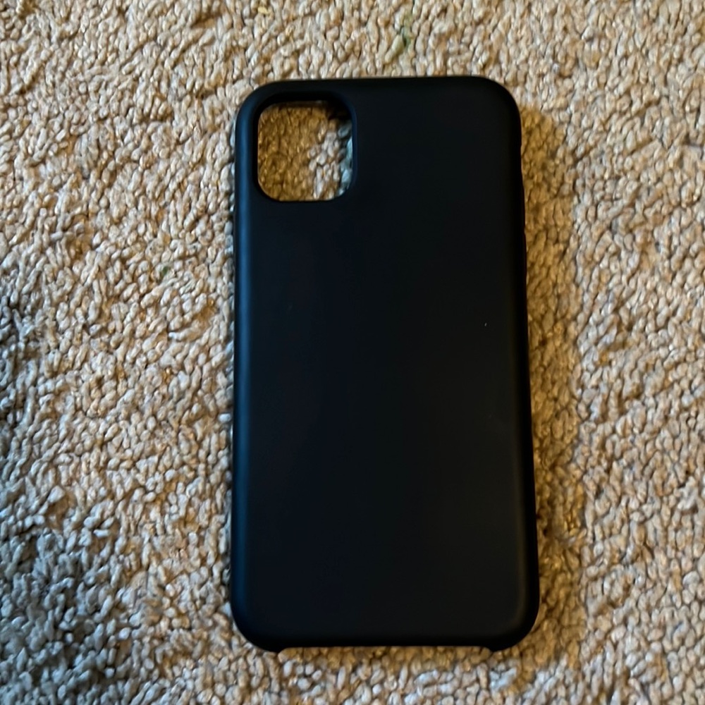 Black iPhone 11 Silicone Case